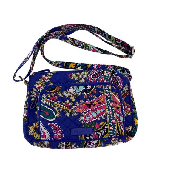Vera Bradley Handbags - Vera Bradley Women's RFID Crossbody Bag Romantic Paisley Multicolor EUC